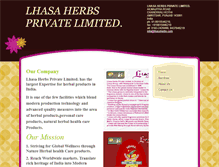 Tablet Screenshot of lhasaherbs.com